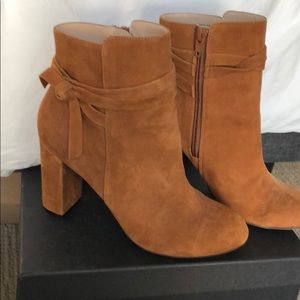 Sole Society suede ankle boots